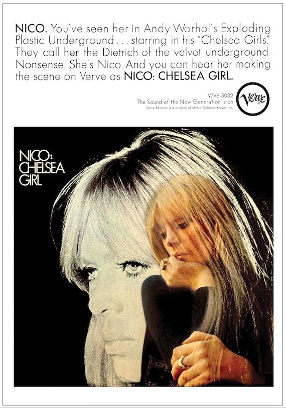 NICO Chelsea Girl - High-quality A1 Promo Poster - Psych - Etsy