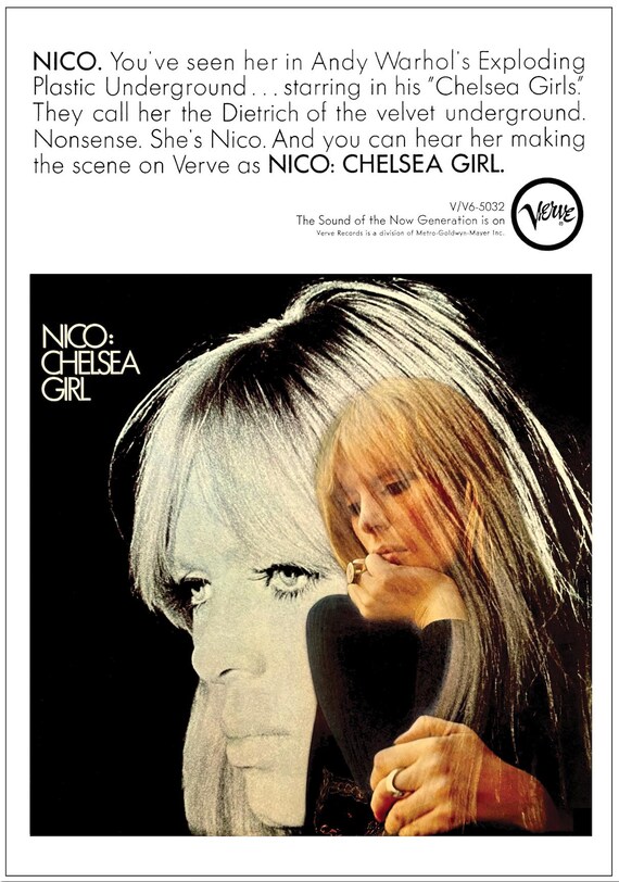 NICO Chelsea Girl - High-quality A2 Promo Poster - Psych - Etsy