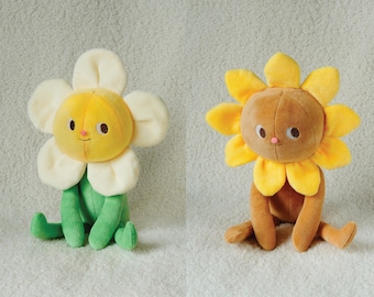 Mr. Flower ぬいぐるみの縫製パターン：19インチのぬいぐるみ（PDF