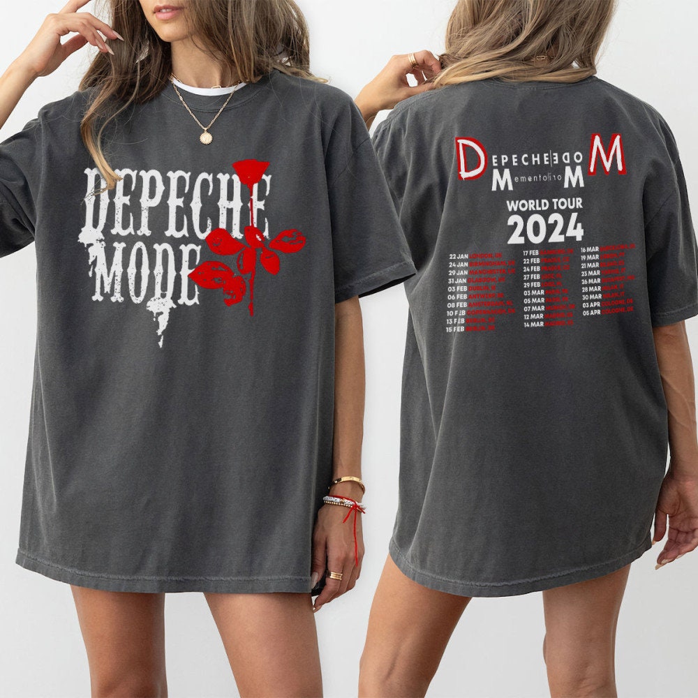 Depeche Mode Tour T-Shirt, Depeche Mode Tour 2024 Sweatshirt