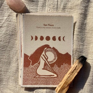 Méditation Mantra & Cartes d'affirmation : Sat Nam