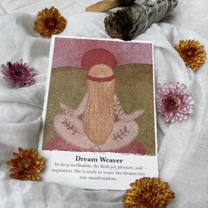 Bevestigingskaarten voor godinnen: Dream Weaver