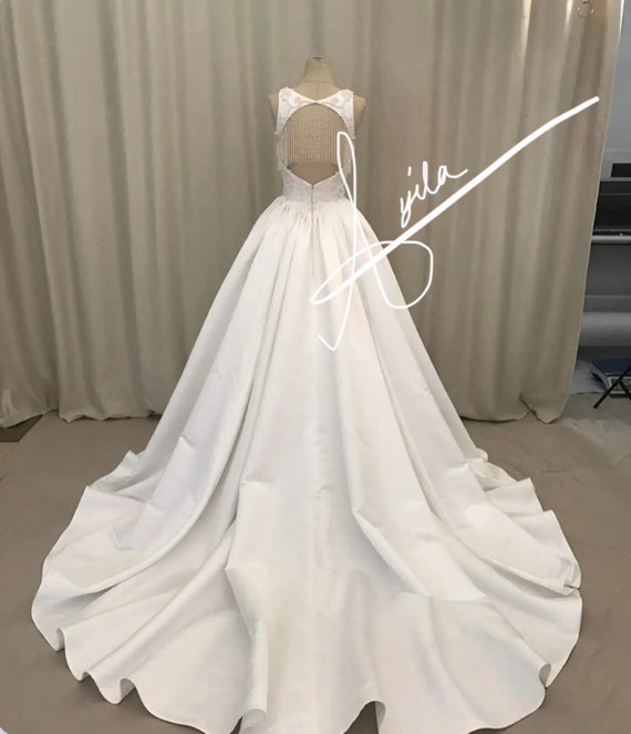 Vestido de novia hecho a medida Etsy Mexico