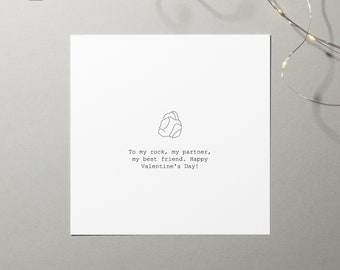 Printable valentines card for him, husband | Anniversary card | Message card | Thinking of you card | Happy Valentine's Day | Minimalistic