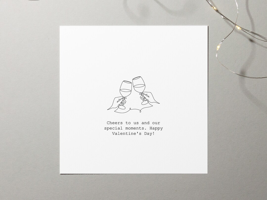 Printable Love Card for Her, Him Anniversary Card Message Card One Line ...