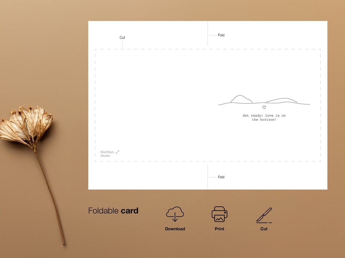 Printable Love Card for Her, Him Anniversary Card Message Card ...