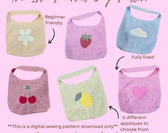The Isla Market Bag Digital Sewing Pattern Download - Etsy