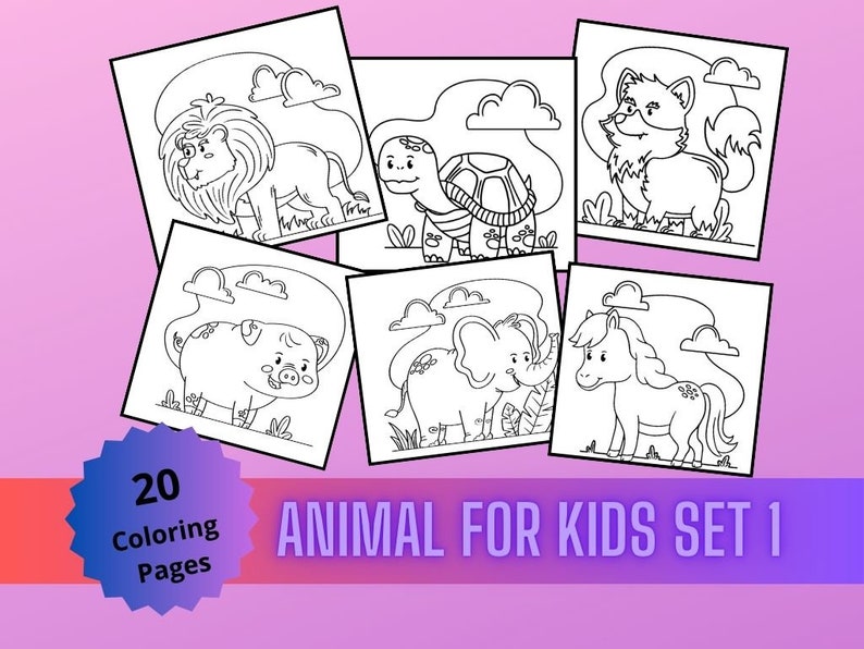 Coloring Page of Animals