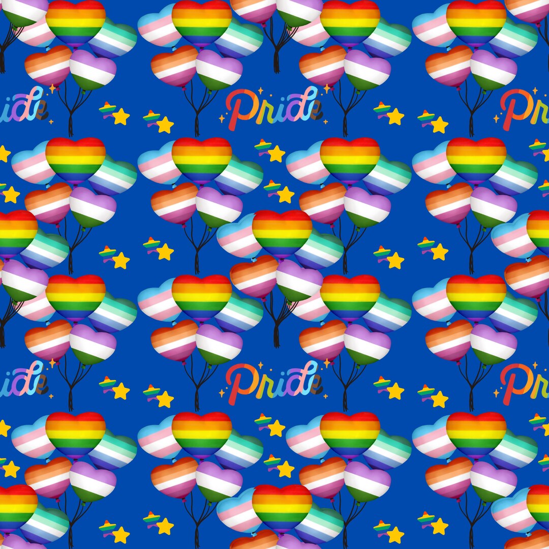 Pride Flags Seamless Pattern Etsy