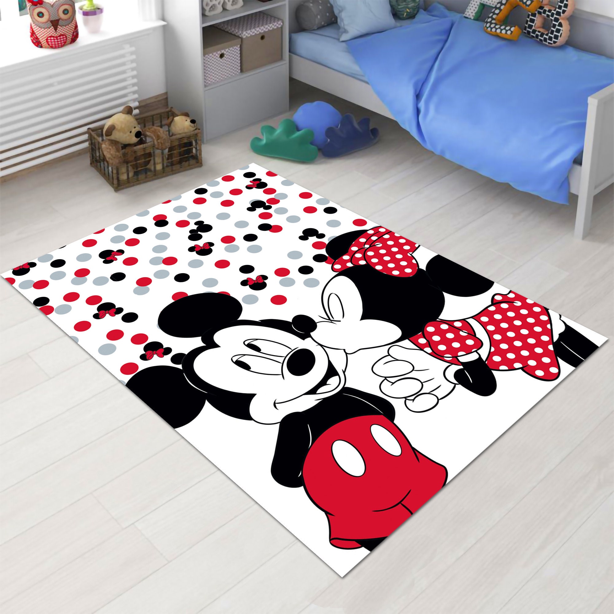 Discover Minnie Rug, Mickey Rug, Mouse Rug, Cartoon Rug, Kids Room Rug,Nursery Decor,Bdroom Rug,Kids Decor,Cute Rug,Girl Room Rug