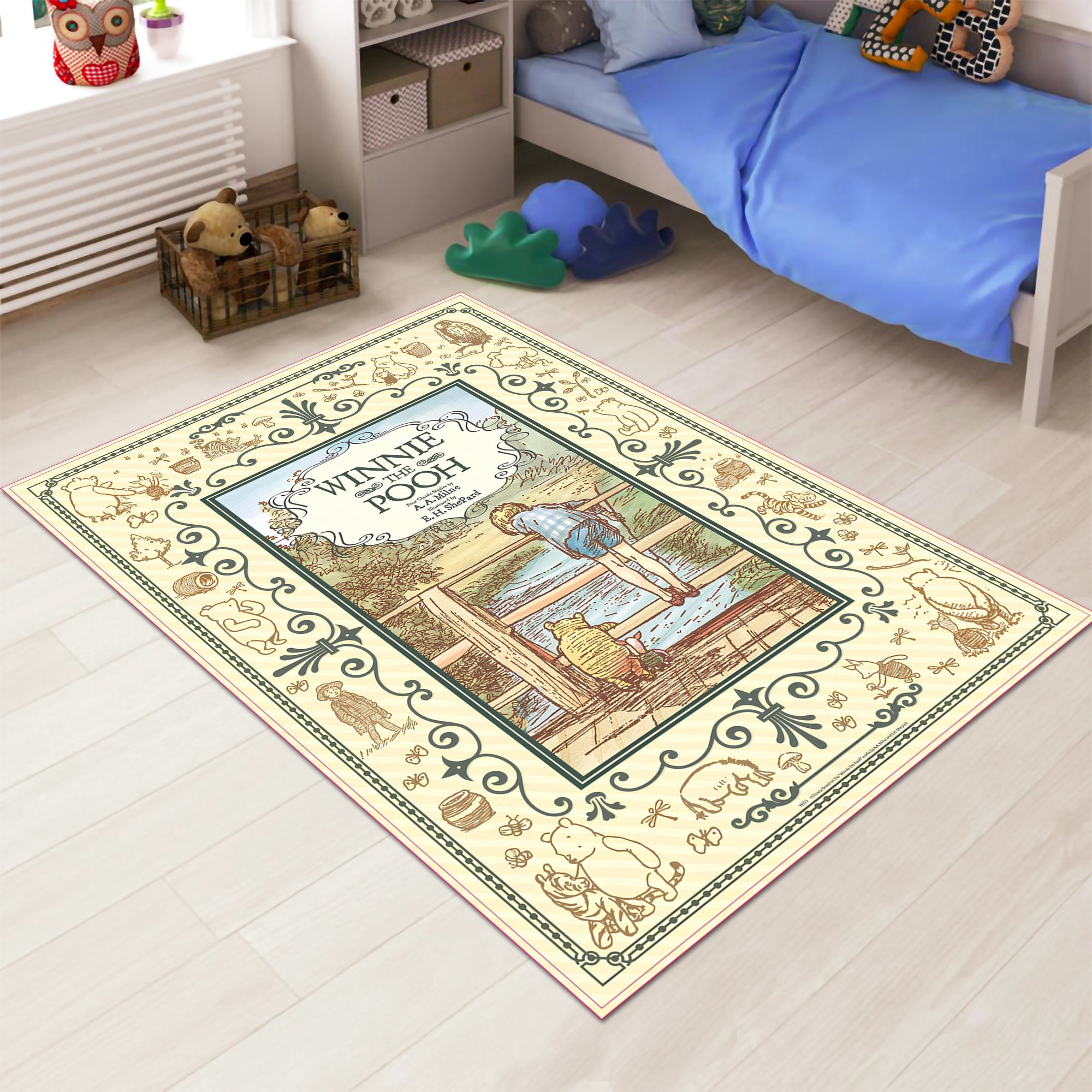 Discover Winnie the Pooh Disney Kids Room Rug