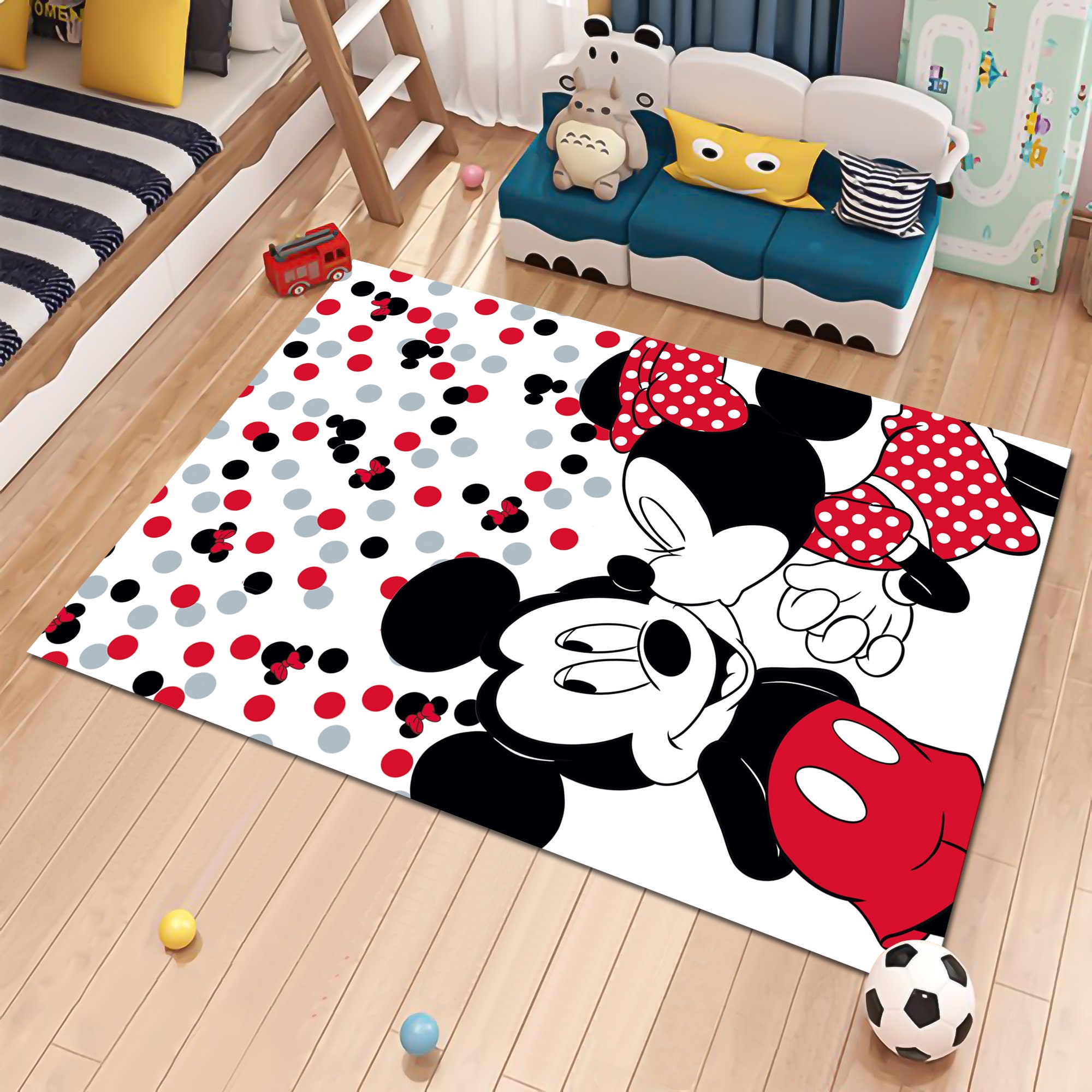 Discover Minnie Rug, Mickey Rug, Mouse Rug, Cartoon Rug, Kids Room Rug,Nursery Decor,Bdroom Rug,Kids Decor,Cute Rug,Girl Room Rug