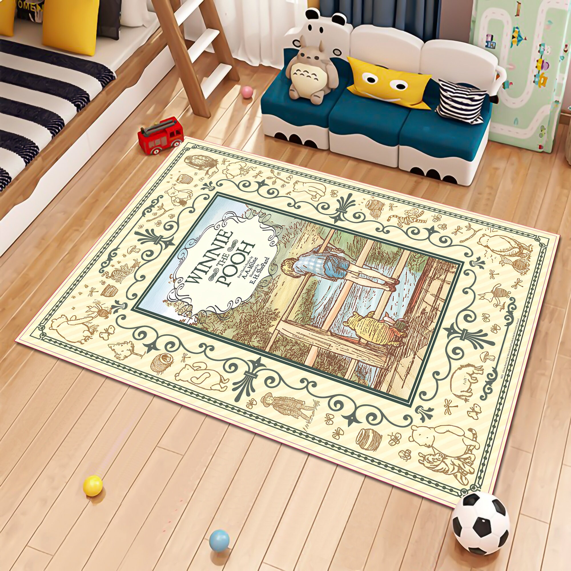 Discover Winnie the Pooh Disney Kids Room Rug