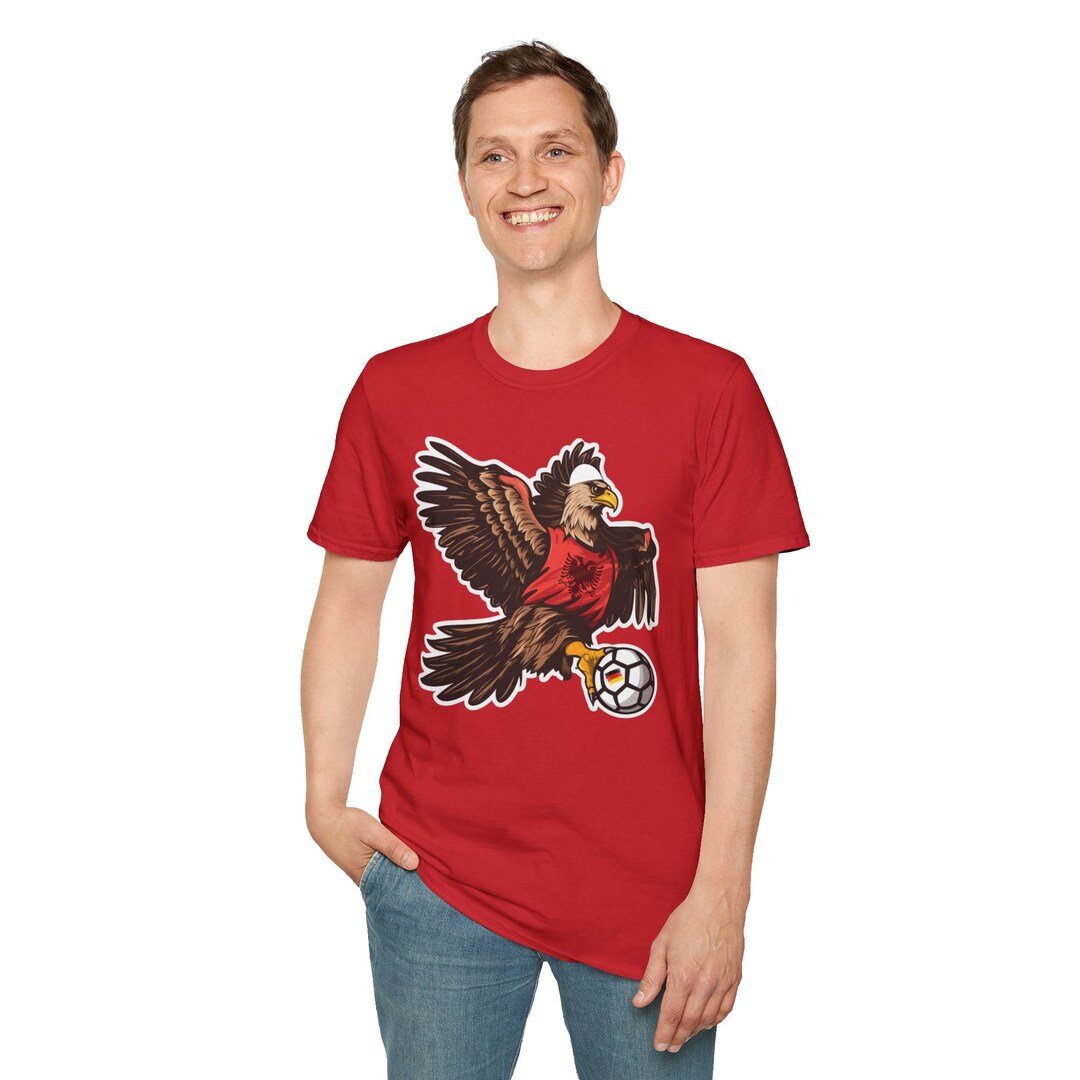 Albania Euro 2024 Eagle Football Shirt Fan Art Albanian Modern Art Fans