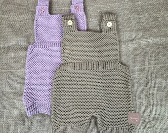 Baby Romper knitting Pattern