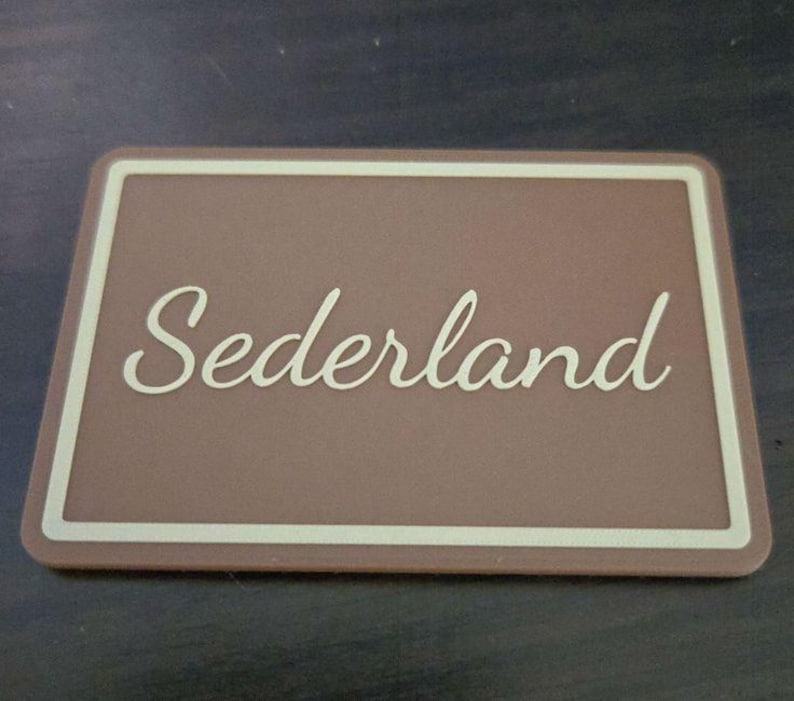 Yeti cooler Velcro patch 3D printed