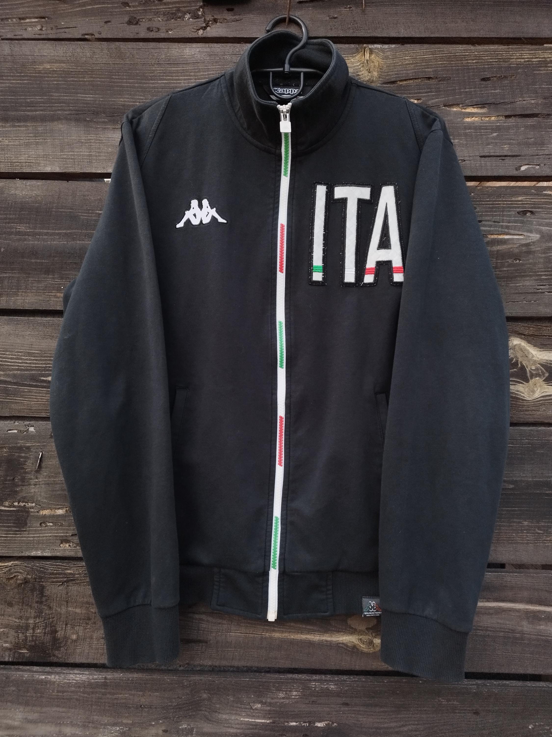カッパ ASローマ トラックジャケット XL 黒 セリエA サッカー　ジャージ メンズ カッパ ASローマ トラックジャケット XL 黒 セリエA サッカー
