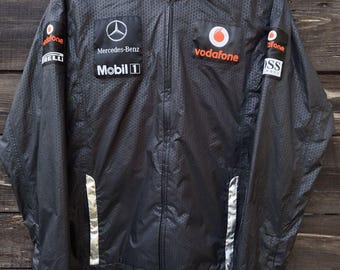 Hugo Boss Mercedes-benz Mclaren Vodafone F1 Team Nylon Jacket Size