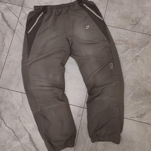 Vintage Y2K Mens Track pants Nike 95 Air Max 00s Gray/beige L size