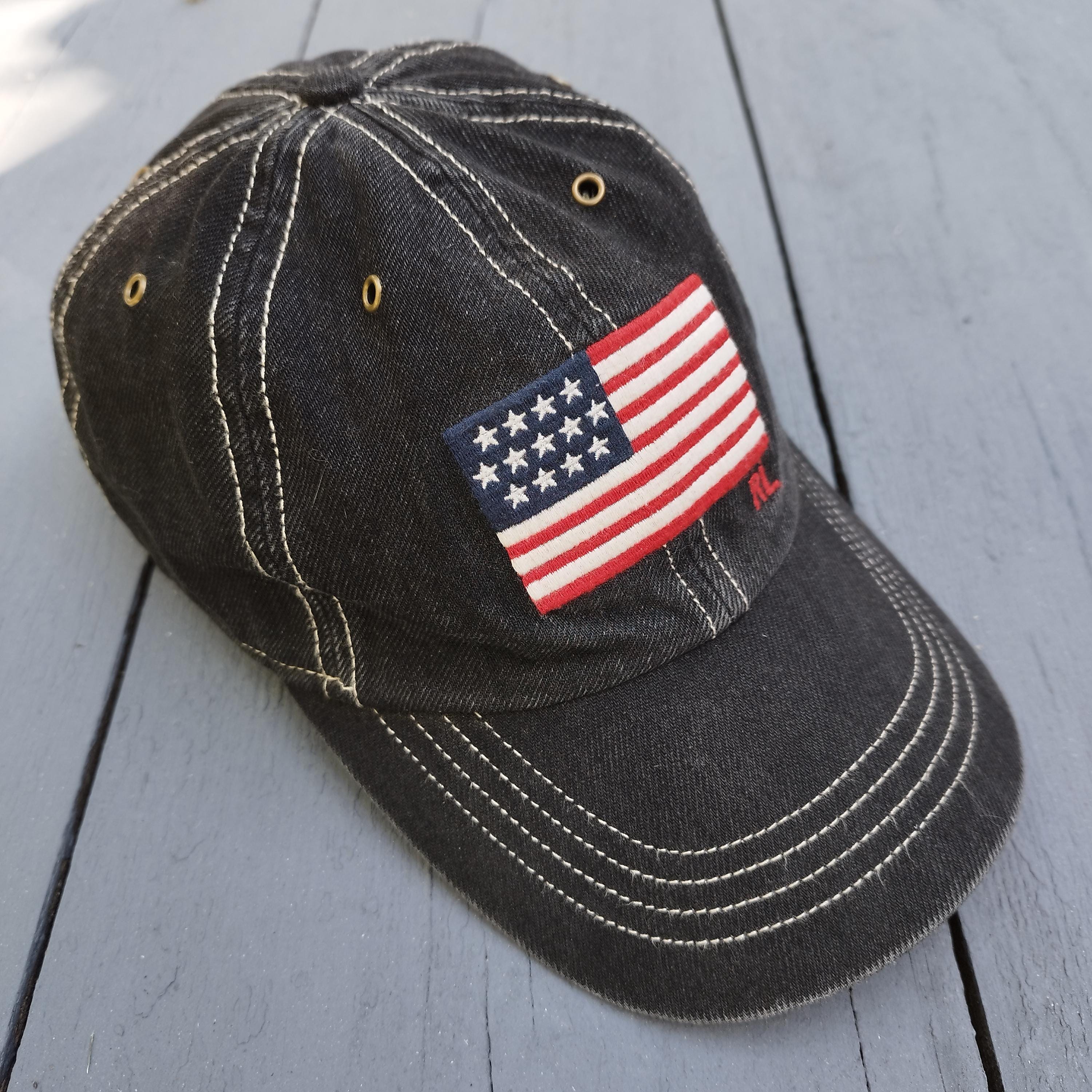 Vintage Ralph Lauren Denim Hat Cap - Etsy