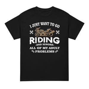 Custom Motorcycle T-Shirt – Personalized Biker Tee for Riders, DryBlend® T-Shirt