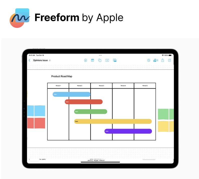 Apple Freeform Template Meetings and Pack Etsy