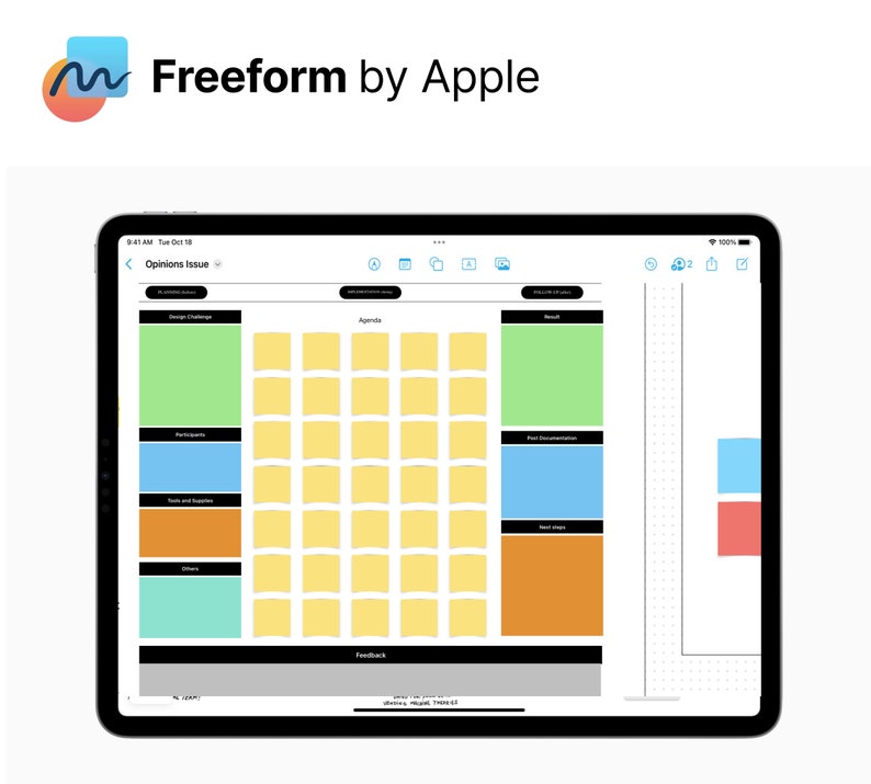 Apple Freeform Template Meetings and Pack Etsy Apple Freeform Template Meetings and Pack Etsy