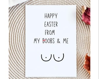 Dirty Easter Funny Adult Easter Card, Dirty Spring Card, Dirty Card, Card For Him, Gift For Him, Easter, Holiday Card, Dirty Easter Card