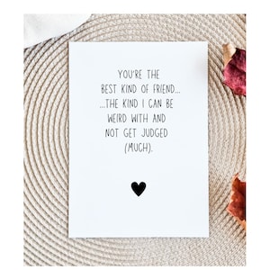 Funny card for a friend, humor cards, friendship card, Birthday Card,Anniversary Cards, friendiversary, friend anniversary, best friend gift