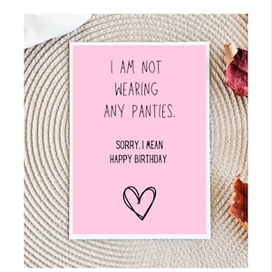 Funny Birthday Card for husband, Dirty Birthday Card, Birthday Card for Husband, Birthday Card for Boyfriend, Birthday Card for him, Gift