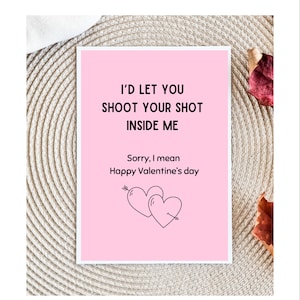 Dirty Love Card for Girlfriend | Dirty Valentine's Day Card for Her | Raunchy Anniversary Cards | Dirty Valentine's Cards