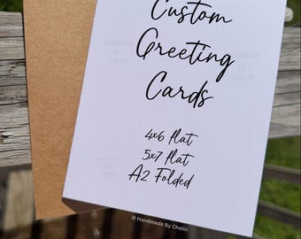 Create Your Own Card, Custom Greeting Card, Card For Him, For Her, For Them, Own Text, Custom Birthday Card, Personalised Gift For Him, Gift