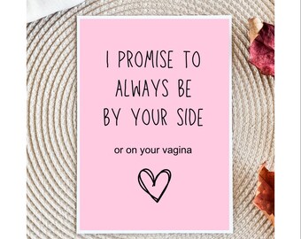 Dirty Funny Anniversary Card for Husband | Raunchy Boyfriend Card Him, Fiancé,,Valentine’s Day