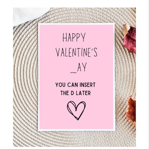 Funny Valentine's Day Card for boyfriend | Dirty Valentine's Day Card for Him | Raunchy Valentine's Cards | Dirty Valentine's Cards