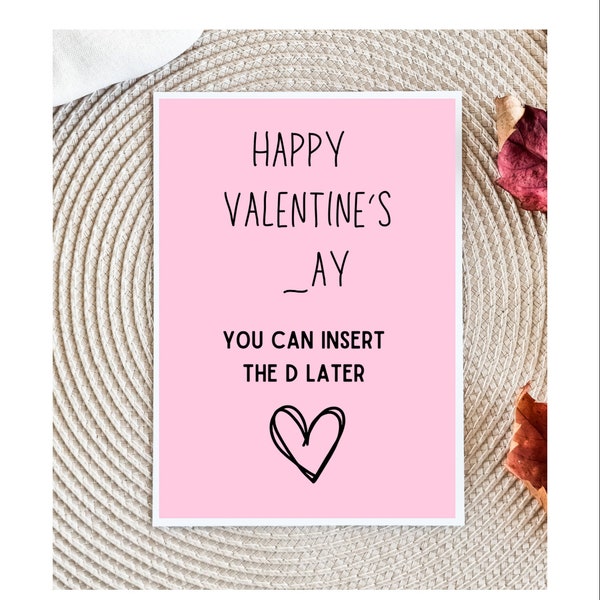 Funny Valentine's Day Card for boyfriend | Dirty Valentine's Day Card for Him | Raunchy Valentine's Cards | Dirty Valentine's Cards