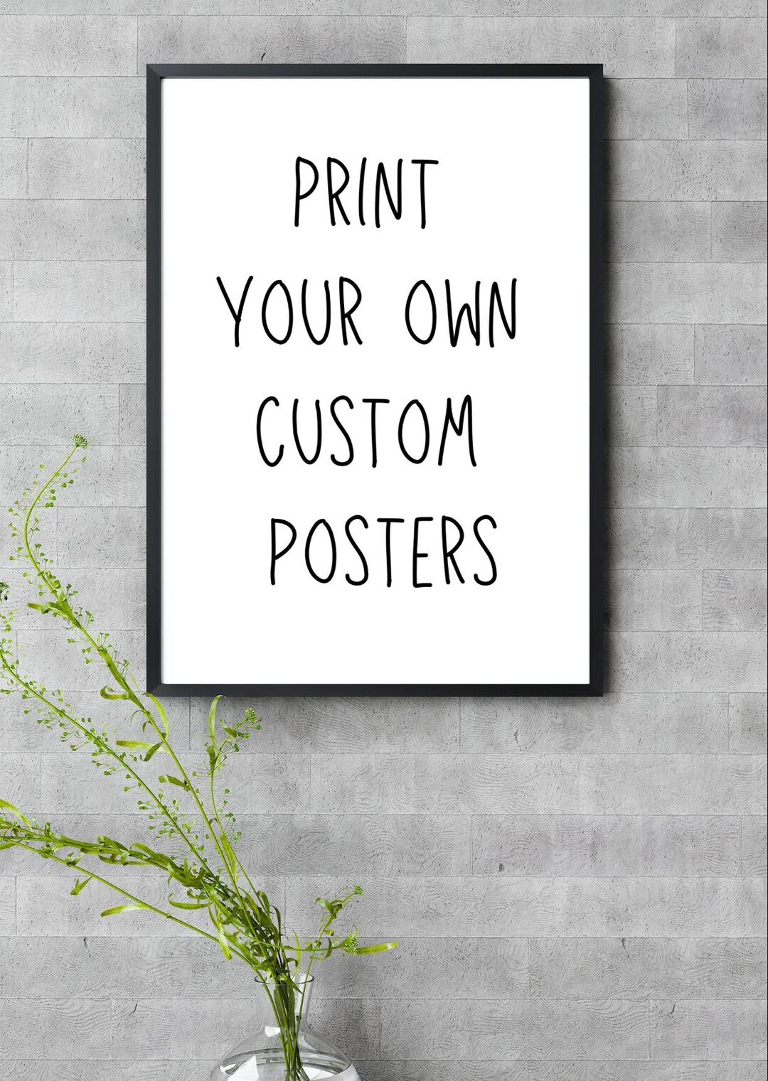 Custom Photo Posters Example Custom Poster Printing,personalized Poster,movie Poster,family Photo ...
