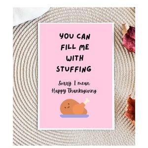 Dirty Thanksgiving Card for Husband | Husband thanksgiving Card | Raunchy thanksgiving Card | thanksgiving Card for Boyfriend | thanksgiving