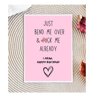 Funny Birthday Card for husband, Birthday Card, Birthday Card for Husband, Birthday Card for Boyfriend, birthday cards for him, card for him