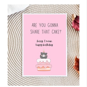 Funny card for a friend, quirky cards, snarky humor cards, friendship card, Birthday Card