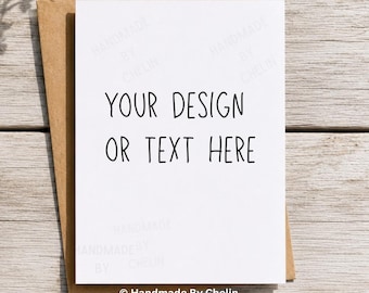 Custom Greeting Card Printing with envelopes, wedding invitations, christmas, birthday, events, business logo, baby shower
