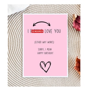 Funny Birthday Card for husband, Dirty Birthday Card, Birthday Card for Husband, Birthday Card for Boyfriend, birthday cards for him