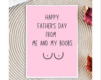 dirty fathers Day card | Card For husband  | | card for him  | Fathers Day card | dad card | card for boyfriend