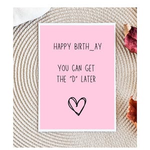 Funny Birthday Card for husband, Dirty Birthday Card, Birthday Card for Husband, Birthday Card for Boyfriend, Raunchy Birthday Card