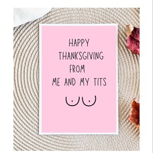 Dirty Thanksgiving Card for Husband | Husband thanksgiving Card | Raunchy thanksgiving Card | thanksgiving Card for Boyfriend | thanksgiving