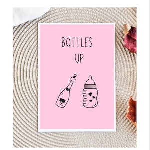 Baby Card, Card for new parents, Card for Baby Shower, funny baby shower card, funny baby card, congratulations pregnancy card
