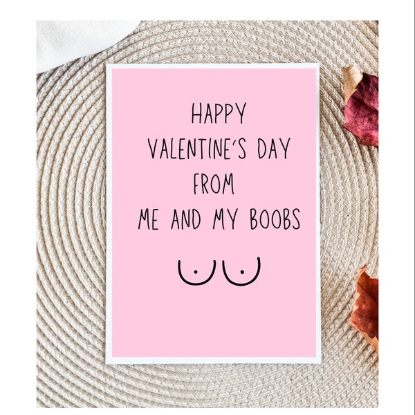 Funny Valentine's Day Card for Girlfriend | Dirty Valentine's Day Card for Her | Raunchy Valentine's Cards | Dirty Valentine's Cards