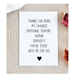Funny card for a friend, humor cards, friendship card, Birthday Card,Anniversary Cards, friendiversary, friend anniversary, best friend gift