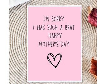 Mother's Day card | Card For mom | | card for her  | Mother's Day card | mom card | card for sister