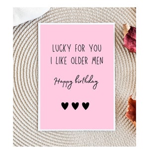 Funny Birthday Card for husband, Dirty Birthday Card, Birthday Card for Husband, Birthday Card for Boyfriend, Raunchy Birthday Card