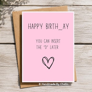 Funny Birthday Card for Husband - Dirty Card for Him, Perfect Gift for Boyfriend, Humorous Birthday Wishes & Greeting!